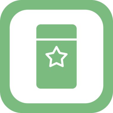 Silgi basit simgesi, vektör çizim