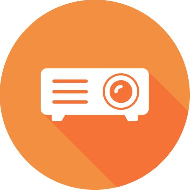 Projektör simgesi, modern vektör illüstrasyon tasarımı.