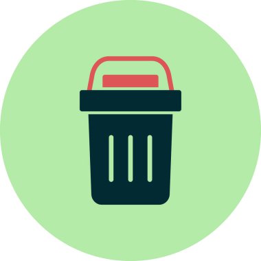 Geri dönüşüm kutusu vektör resimleme simgesi