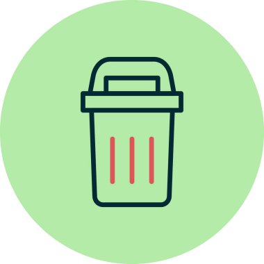 Geri dönüşüm kutusu vektör resimleme simgesi