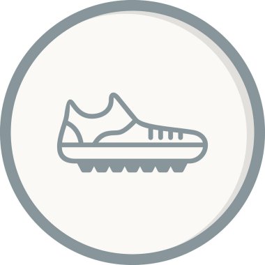 ayakkabı simgesi vektör tasarımı illüstrasyonu