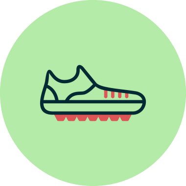 ayakkabı simgesi vektör tasarımı illüstrasyonu