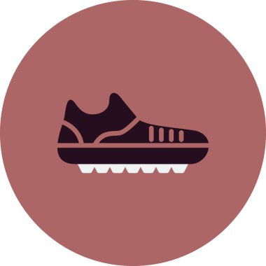 ayakkabı simgesi vektör tasarımı illüstrasyonu