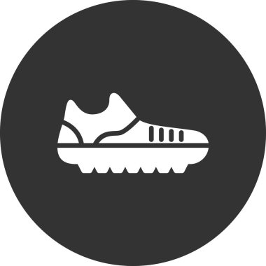 ayakkabı simgesi vektör tasarımı illüstrasyonu