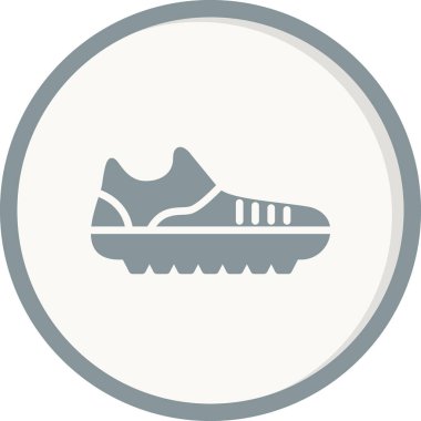 ayakkabı simgesi vektör tasarımı illüstrasyonu