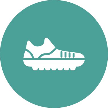 ayakkabı simgesi vektör tasarımı illüstrasyonu