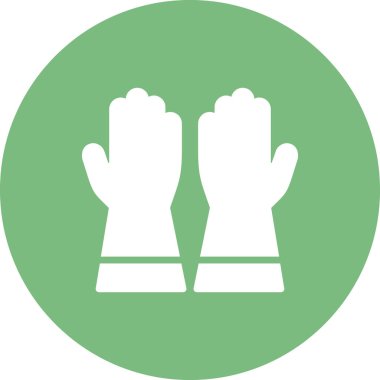 Eldivenler. Web simgesi basit tasarım