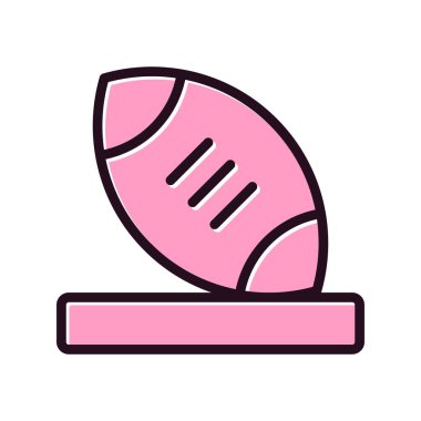 Basit simgeye, vektör illüstrasyonuna basılıyor