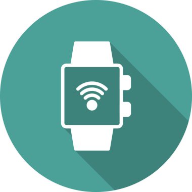 smartwatch simgesi, vektör illüstrasyonu