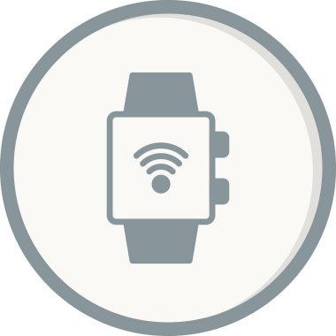 smartwatch simgesi, vektör illüstrasyonu