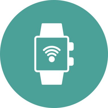smartwatch simgesi, vektör illüstrasyonu