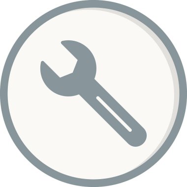 anahtar simgesi, doğrusal vektör çizimi