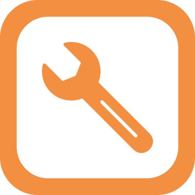 anahtar simgesi, doğrusal vektör çizimi