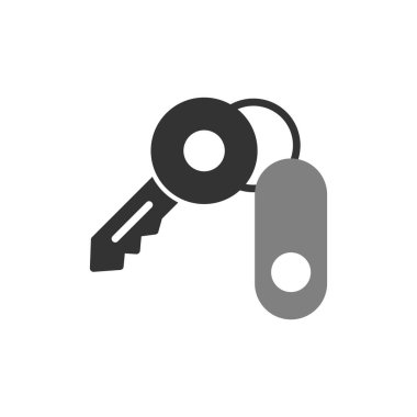 Anahtar simgesi vektör illüstrasyonu