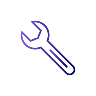 anahtar simgesi, doğrusal vektör çizimi