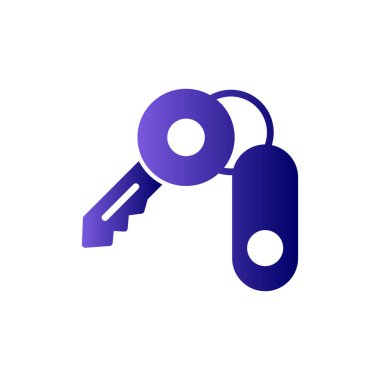 Anahtar simgesi vektör illüstrasyonu