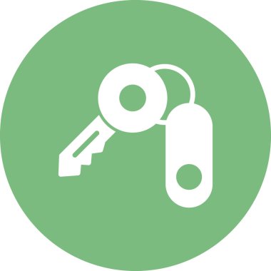 Anahtar simgesi vektör illüstrasyonu