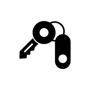 Anahtar simgesi vektör illüstrasyonu