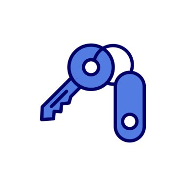 Anahtar simgesi vektör illüstrasyonu