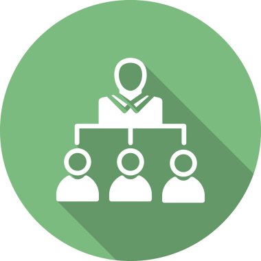 Liderlik basit simge, vektör illüstrasyonu