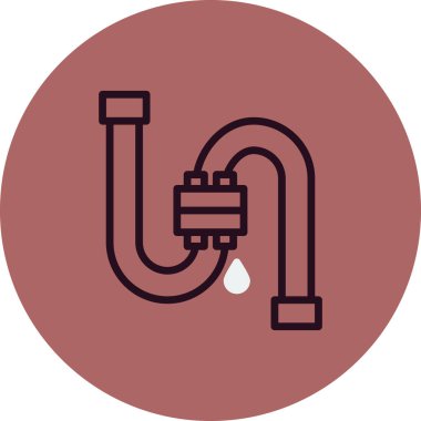 Su borusu simgesi sızdırıyor