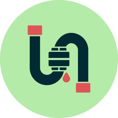 Su borusu simgesi sızdırıyor