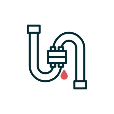 Su borusu simgesi sızdırıyor