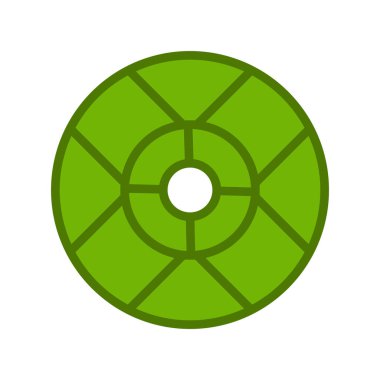 Lifebuoy basit simgesi, vektör illüstrasyonu