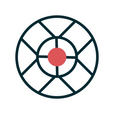 Lifebuoy basit simgesi, vektör illüstrasyonu