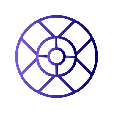 Lifebuoy basit simgesi, vektör illüstrasyonu