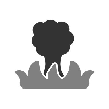 Vahşi ateş simgesi, vektör illüstrasyonu