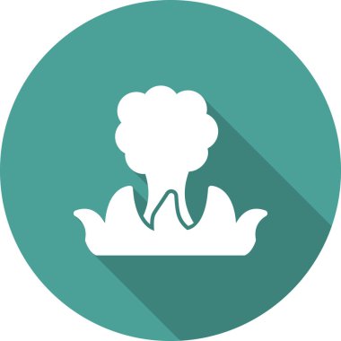 Wildfire web simgesi, vektör illüstrasyonu 