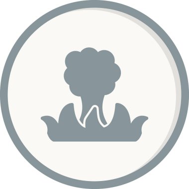 Wildfire web simgesi, vektör illüstrasyonu 