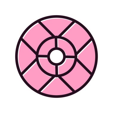 Lifesaver Web simgesi vektör çizimi 