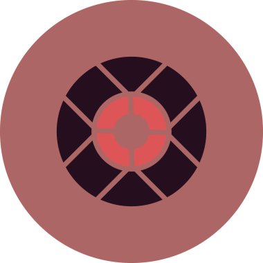 Lifesaver Web simgesi vektör çizimi 