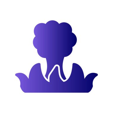 Wildfire web simgesi, vektör illüstrasyonu 