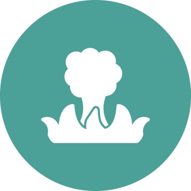 Wildfire web simgesi, vektör illüstrasyonu 