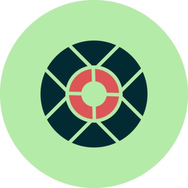 Lifesaver Web simgesi vektör çizimi 