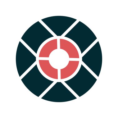 Lifesaver Web simgesi vektör çizimi 