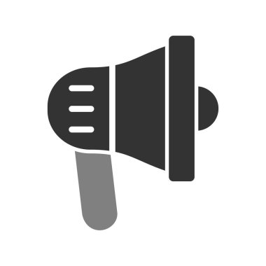 megafon simgesi, reklam konsepti illüstrasyonu 