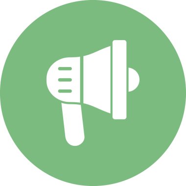 megafon simgesi, reklam konsepti illüstrasyonu 