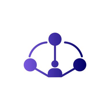 Ortak pazarlama simgesi vektör illüstrasyonuName