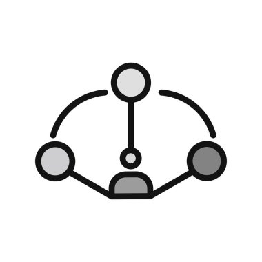 Ortak pazarlama simgesi vektör illüstrasyonuName