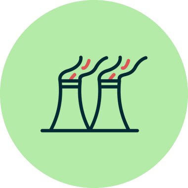  Hava kirliliği işareti. izole edilmiş sınır sembolü çizimi