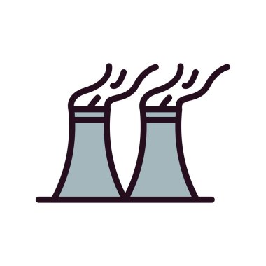  Hava kirliliği işareti. izole edilmiş sınır sembolü çizimi