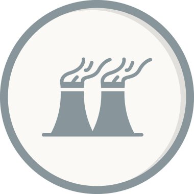  Hava kirliliği işareti. izole edilmiş sınır sembolü çizimi