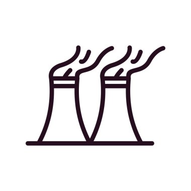  Hava kirliliği işareti. izole edilmiş sınır sembolü çizimi