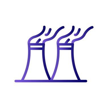  Hava kirliliği işareti. izole edilmiş sınır sembolü çizimi