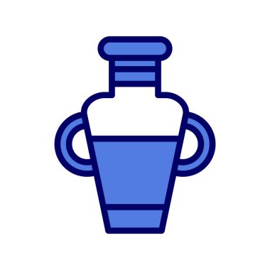 Amforo simgesi vektör illüstrasyon grafik tasarımı