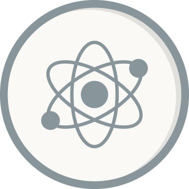 atom ağ ikonu vektör illüstrasyonu  